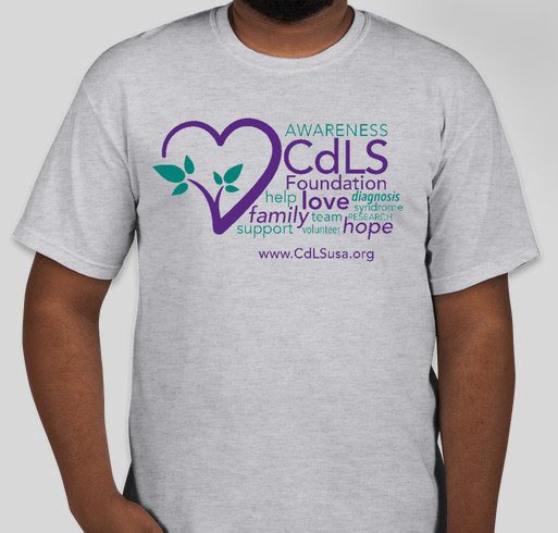 CdLS Foundation Awareness T-shirt Custom Ink Fundraising