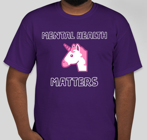 Mental health awareness Fundraiser - unisex shirt design - front