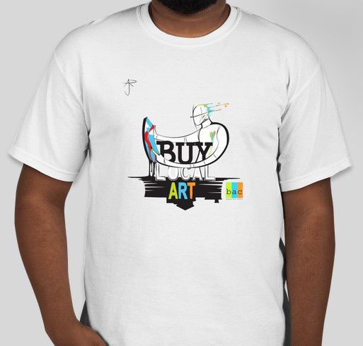 Buy Local Art Fundraiser - unisex shirt design - front