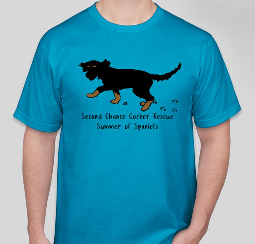 Summer of Spaniels - Second Chance Cocker Rescue Fundraiser - unisex shirt design - front