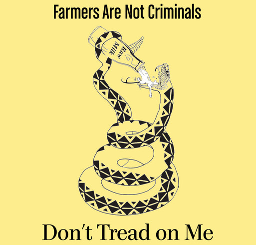 Image result for raw milk don't tread on me shirt